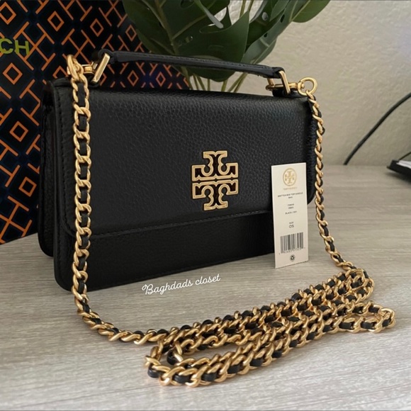New, tory burch britten mini top handle Crossbody bag - Picture 2 of 12